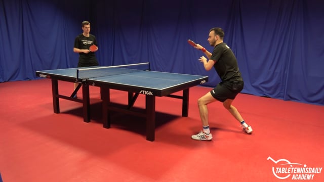 Dealing with aggressive flicks to wide forehand