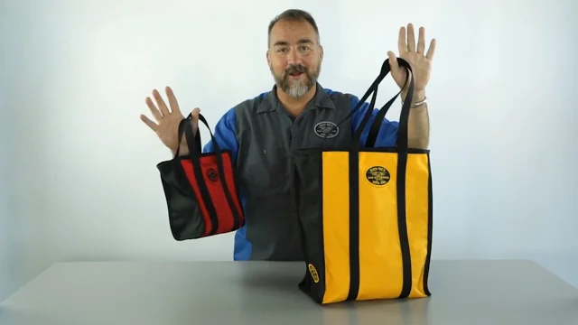P.U.P. Zipper Tote Bag  Portable Utility Tote - Red Oxx