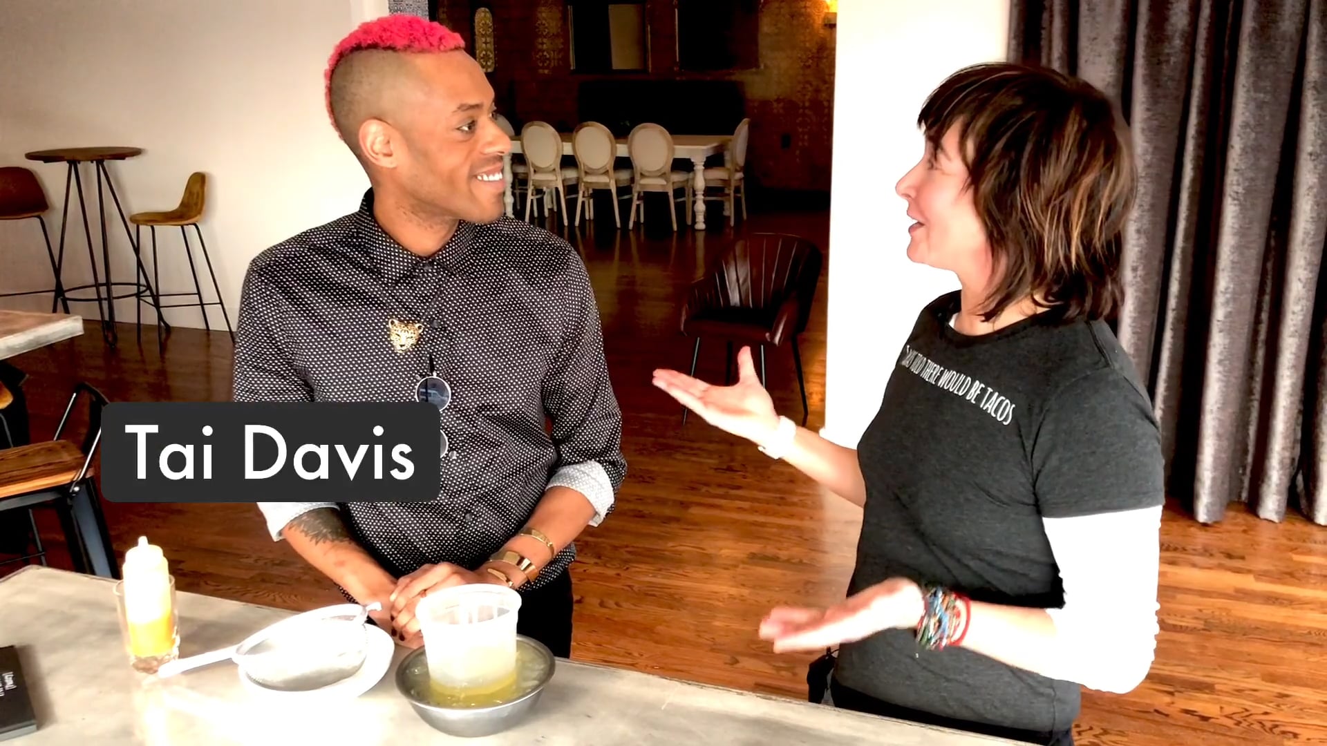 Chef Tai Davis starts the new year off with a bang!
