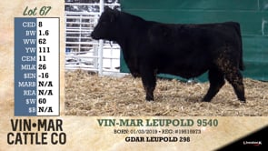 Lot #67 - VIN-MAR LEUPOLD 9540