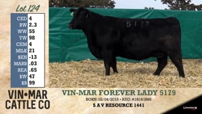 Lot #124 - VIN-MAR FOREVER LADY 5179