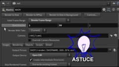 Houdini Essential - 02 - PremiereProd - 14 - Rendre Animation