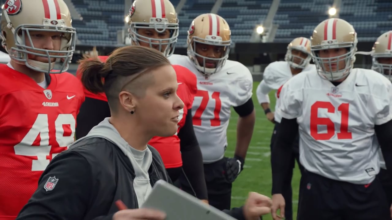 Microsoft Super Bowl 2020 Commercial Be The One   Katie Sowers