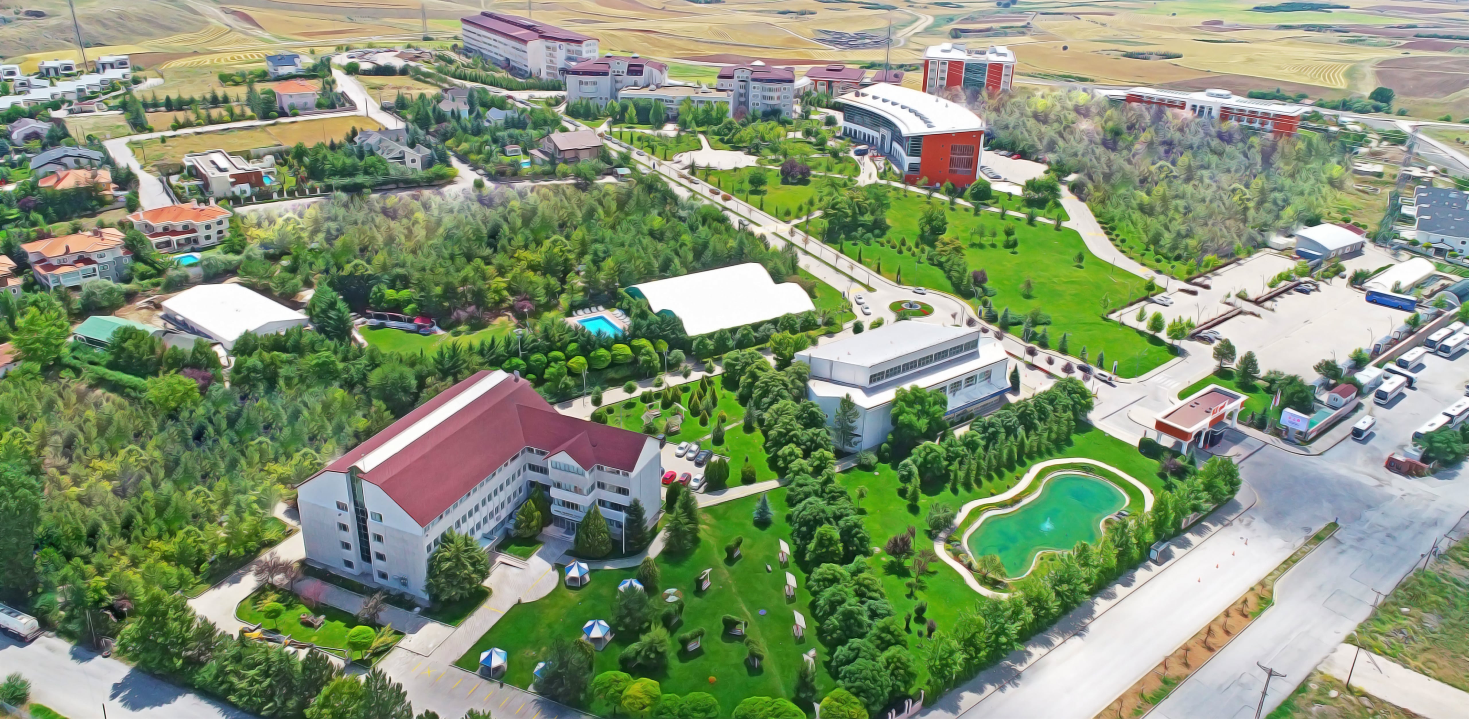 Atılım Üniversitesi Kuş Bakışı Görünüm on Vimeo