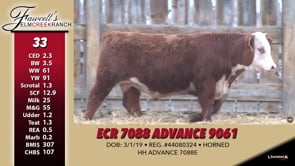 Lot #33 - ECR 7088 ADVANCE 9061