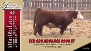 Lot #93 - ECR 628 ADVANCE 8998 ET