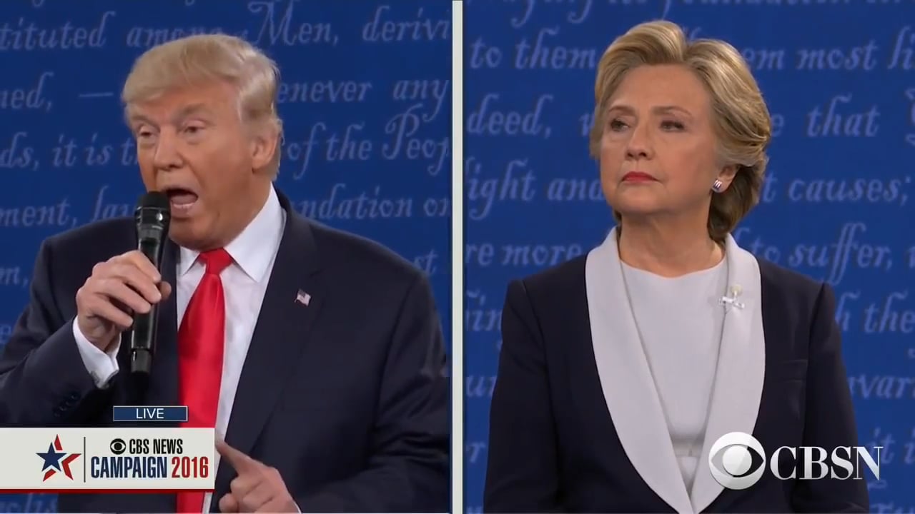 Debate: 2nd Presidential Debate Between Donald Trump and Hillary ...