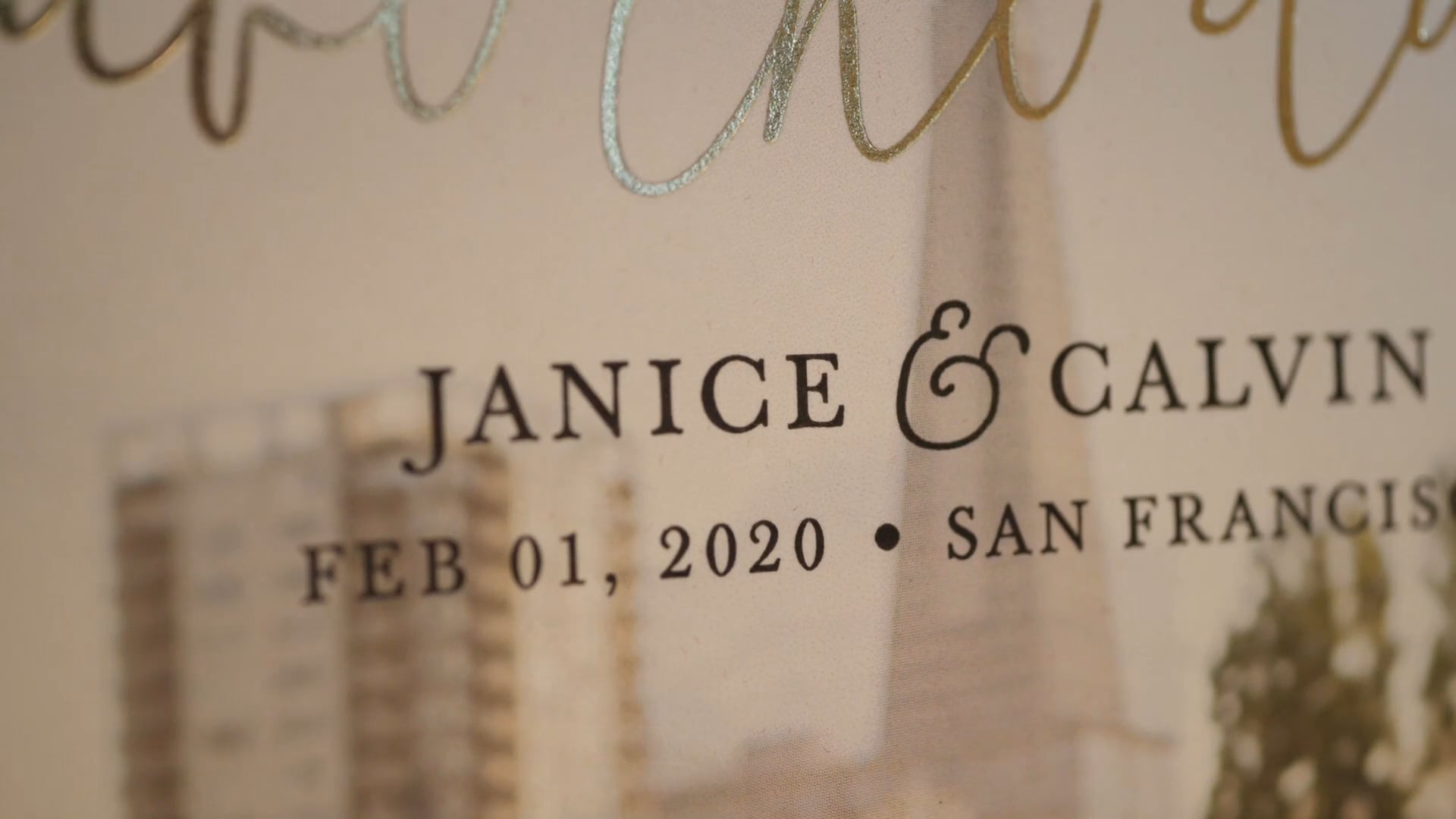 TDE WEDDING - 2020.02.01. Janice & Calvin SDE