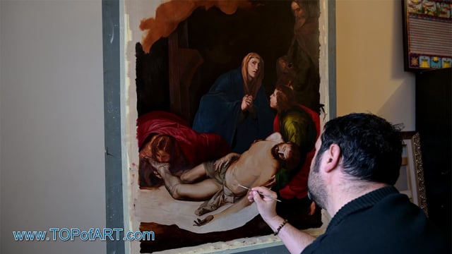 Ribera | Descent from the Cross | Painting Reproduction Video | TOPofART