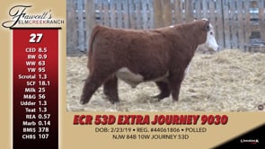 Lot #27 - ECR 53D EXTRA JOURNEY 9030