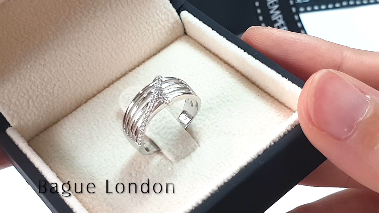 Anello London - Oro bianco I Gemperles