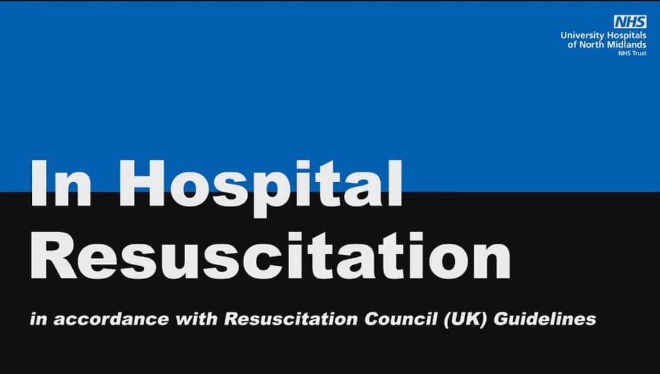 UHNM In Hospital Resuscitation on Vimeo