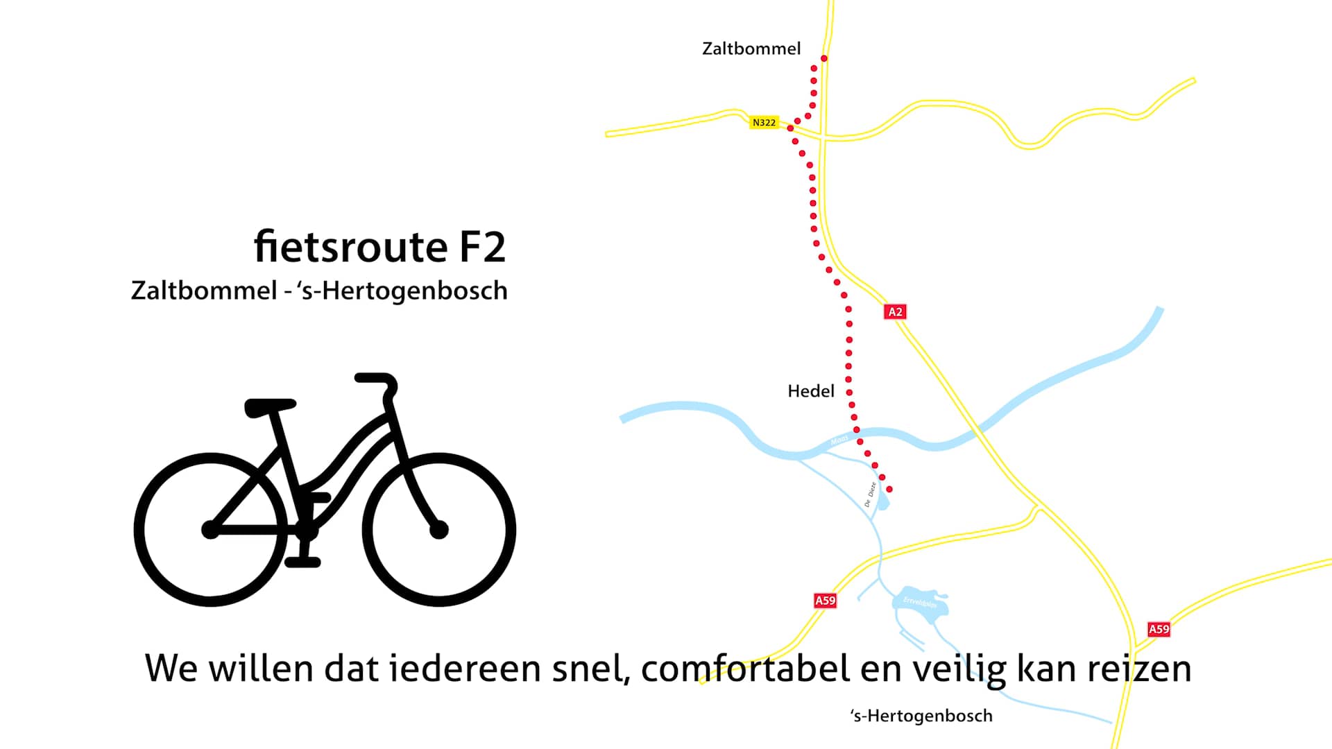 Tussen Zaltbommel En S Hertogenbosch Komt De Snelle Fietsroute F2 On Vimeo