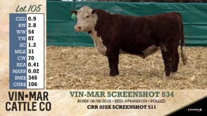 Lot #105 - VIN-MAR SCREENSHOT 834