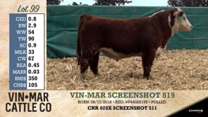 Lot #99 - VIN-MAR SCREENSHOT 819