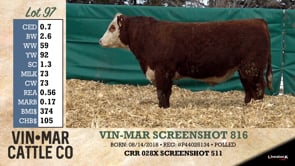Lot #97 - VIN-MAR SCREENSHOT 816