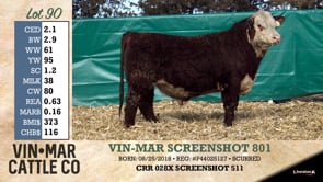 Lot #90 - VIN-MAR SCREENSHOT 801