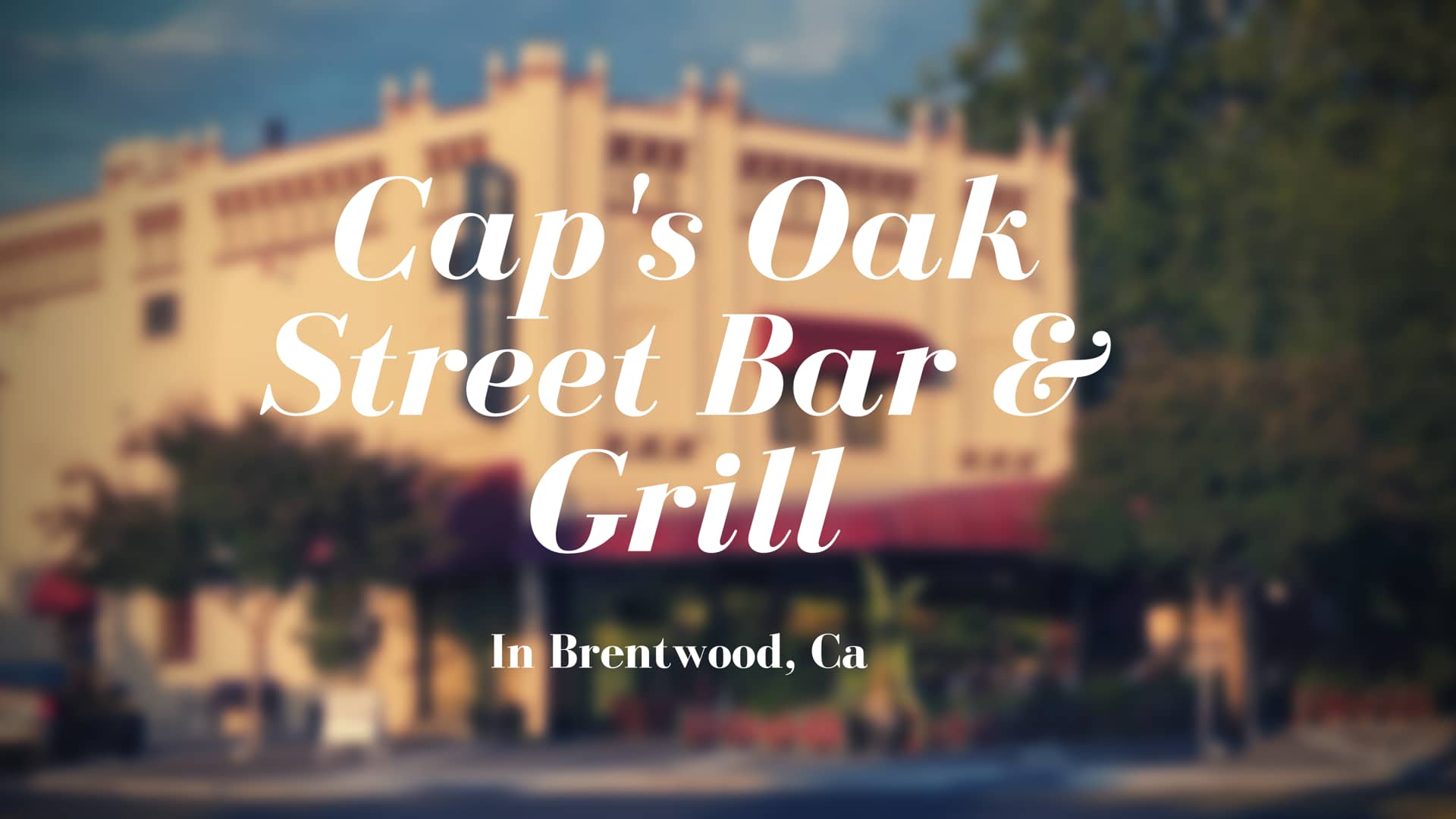 Cap`s Oaks street bar & Grill Community video on Vimeo