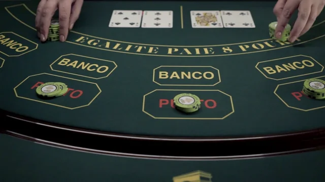 Punto Banco Big 6 - Club Pierre Charron (Gambling Club in Paris)