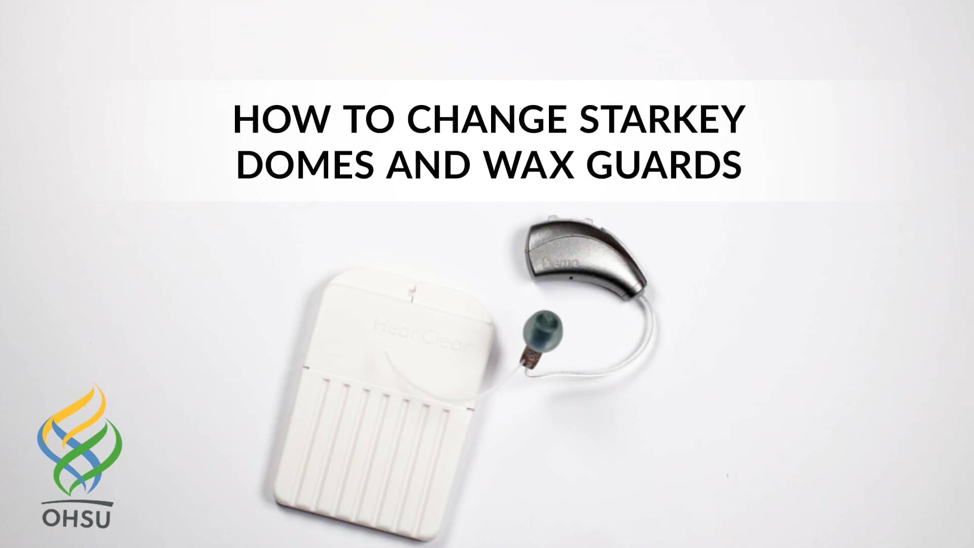 Changing Starkey Domes & Wax Guards on Vimeo