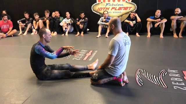 Leg Lock Seminar 2- Inverted Knee Bar Sweep to Honey Hole