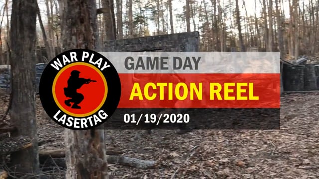 War Play Lasertag - Action Reel - 01/19/2020
