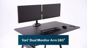 Dual-Monitor Arm 180 Degree, Small Monitor Stands