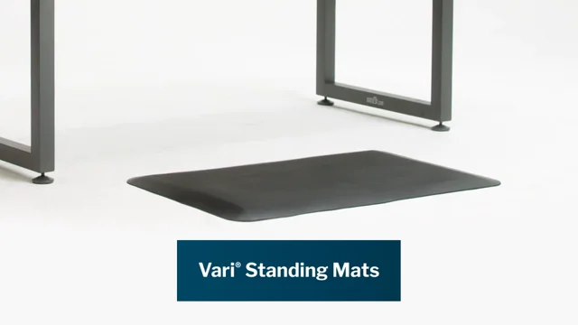 Vari Standing Mat Anti-Fatigue Standing Desk Mat, 36 x 24, Black