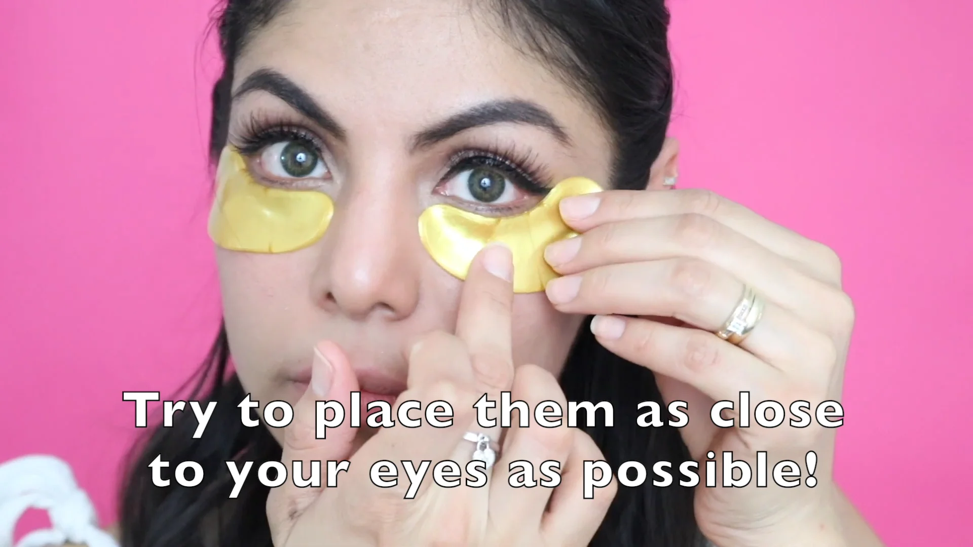 How To 24k Gold Collagen Eye Masks on Vimeo