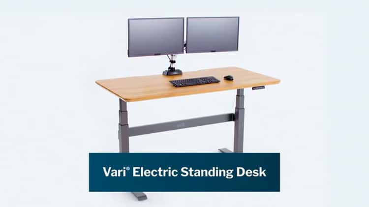 Electric standing on sale desk vari