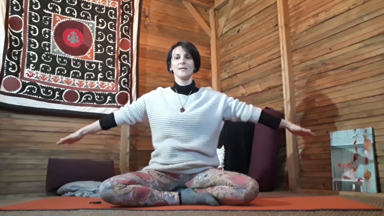 11- Cours de yoga : Prana Shakti Mudra avec Laurence Davant (13 minutes)
