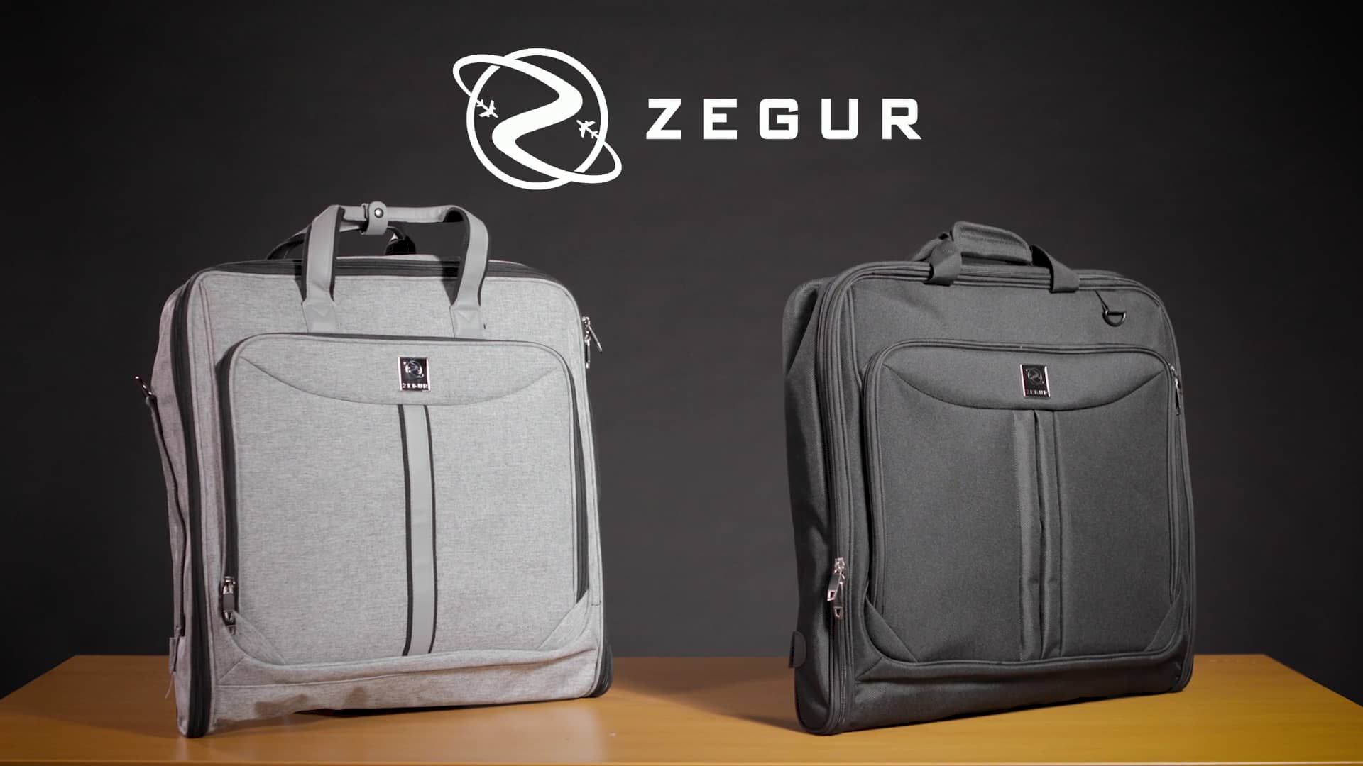 Zegur Garment Bag Silver on Vimeo