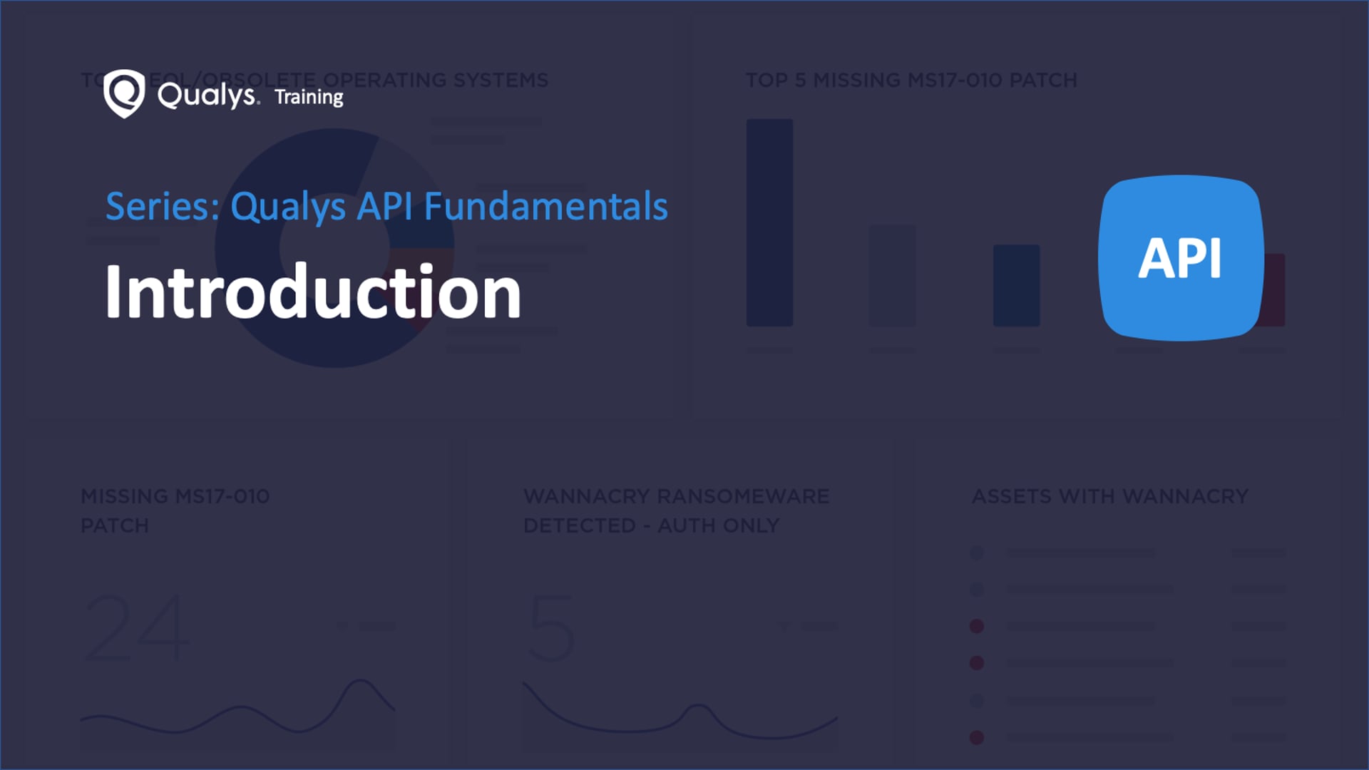 Qualys API Introduction