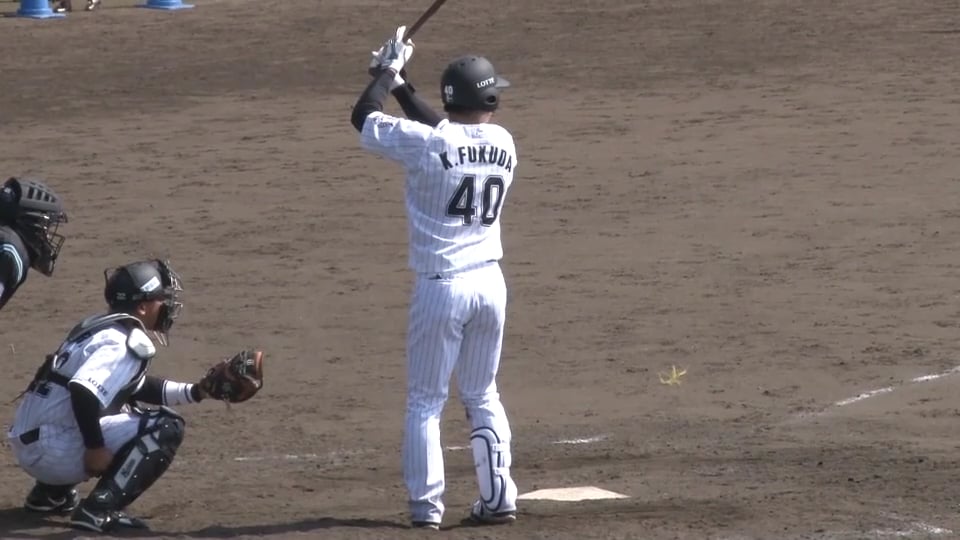 【マリーンズ春季キャンプ】マリーンズ・高部・佐藤・福田光の3選手がシート打撃に登場 2020/2/6