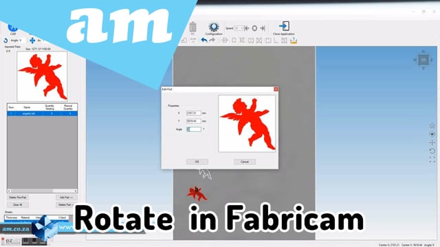 Machining Video: How to Rotate a Part in Any Angle by Degree in Fabricam Sheet Metal Cutting Software