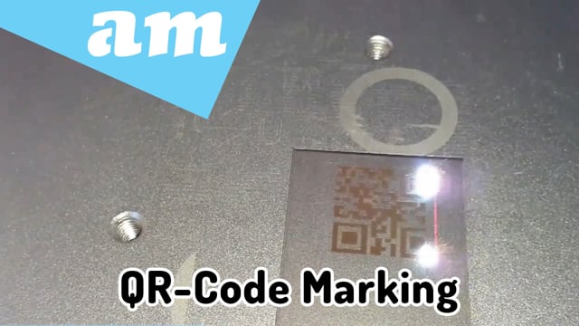 Machining Video: QR-Code Marking on Stainless Steel by LabelMark Fiber Laser Marking Machine with Free Software