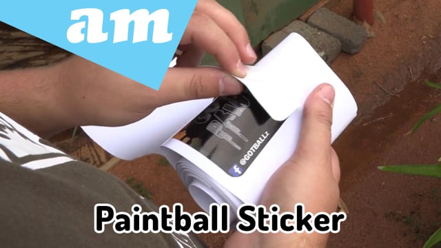 Maker Video: Paintball Arena Promotional Sticker Print and Cut by Using Large Format Pinter and Vinyl Cutter