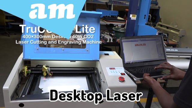 Introducing AM’s TruCUT Lite Desktop Laser Cutting and Engraving Machine for Hobby and Small Workshop