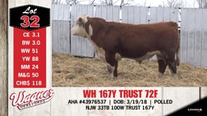 Lot #32 - WH 167Y TRUST 72F
