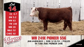 Lot #14 - WH 249E PIONEER 55G