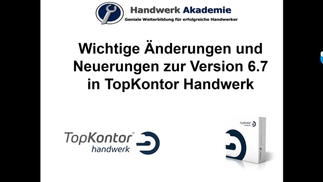 Neuerungen / Änderungen Vers. 6.7.1.5