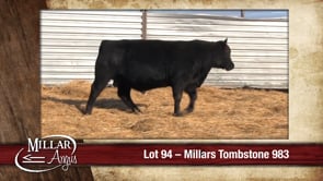 Lot #94 - MILLARS TOMBSTONE 983