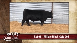 Lot #91 - MILLARS BLACK GOLD 998