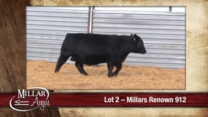 Lot #2 - MILLARS RENOWN 912