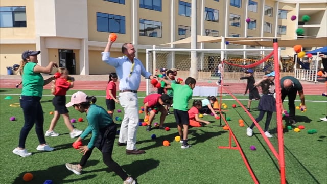 Students engage in a variety of specialist subjects including music, art and physical education.  We have annual sports days where students, teachers and parents all join in on the fun!!