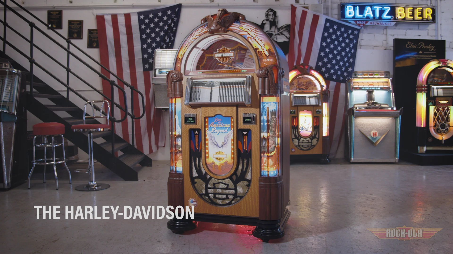 Rock-Ola Harley-Davidson American Legend CD Jukebox | The Games