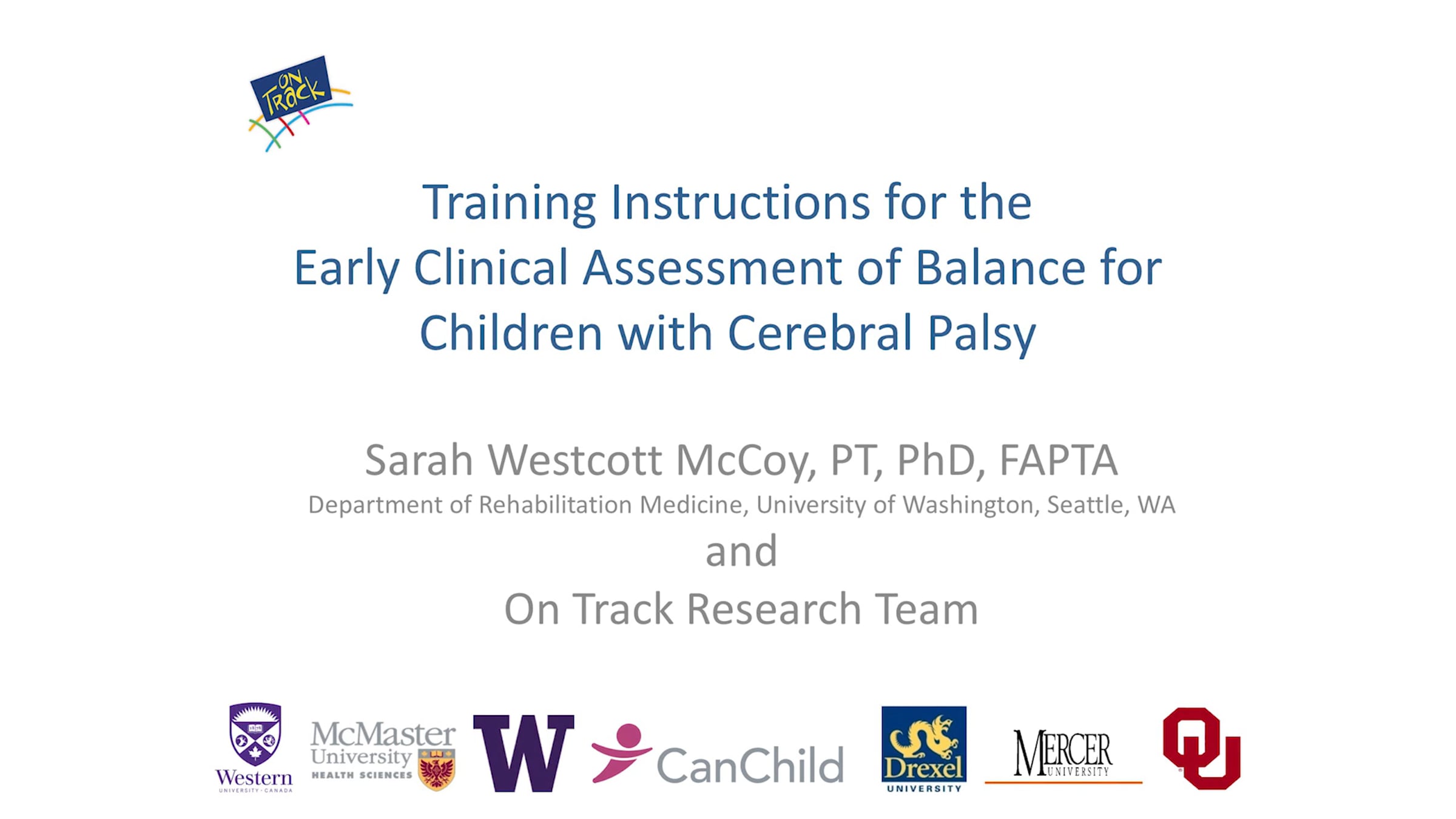 ECAB training and testing presentation | Videos & Movies on Vimeo