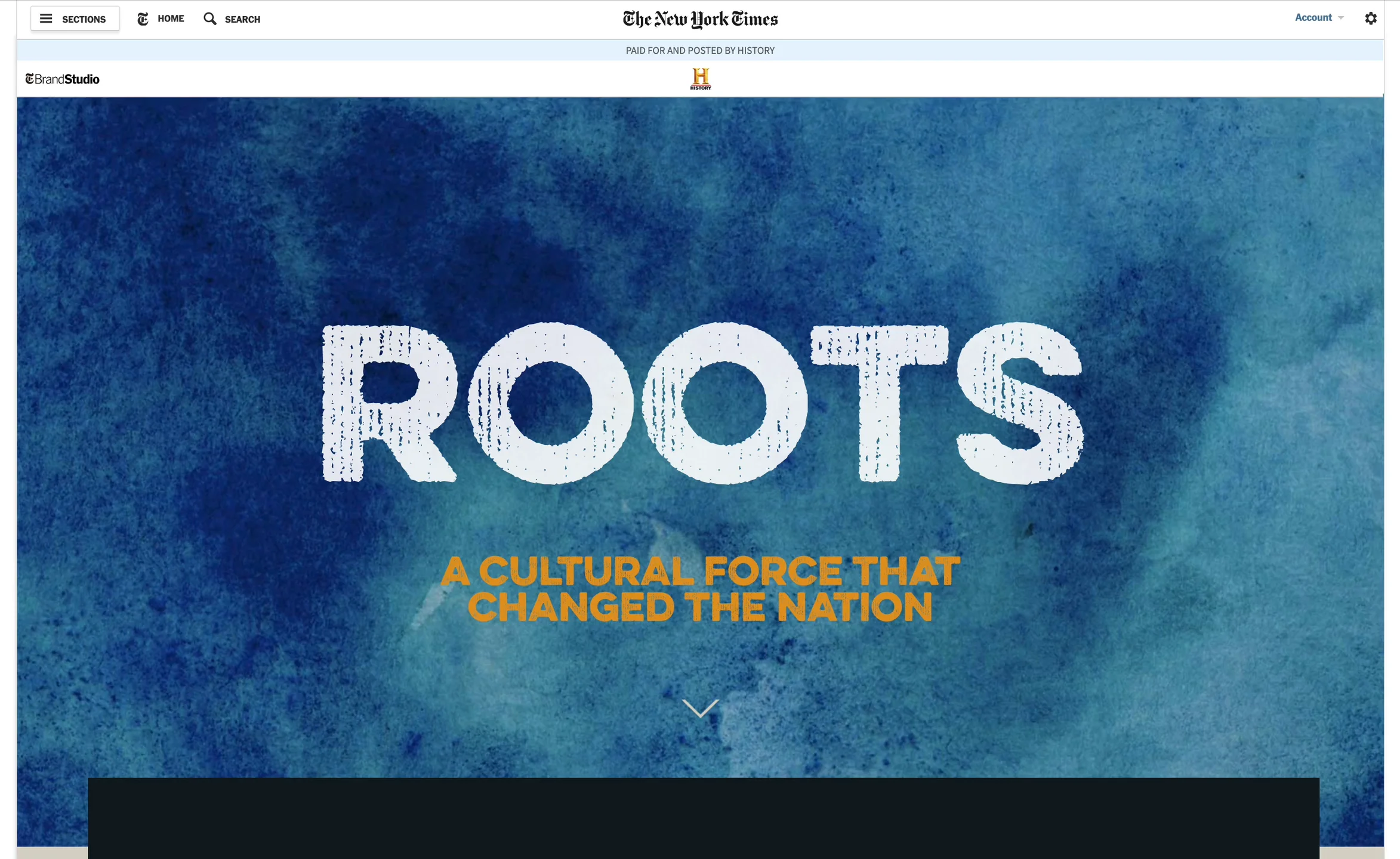 History Channel - Roots on Vimeo