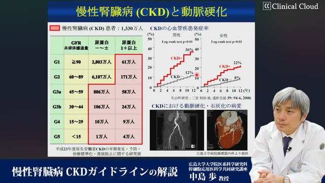 中島 歩先生：慢性腎臓病CKDガイドラインの解説