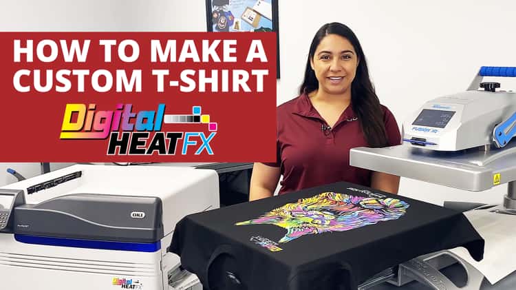 OKI pro9541WT White Toner Printer  How to Make Custom T-Shirts on Vimeo